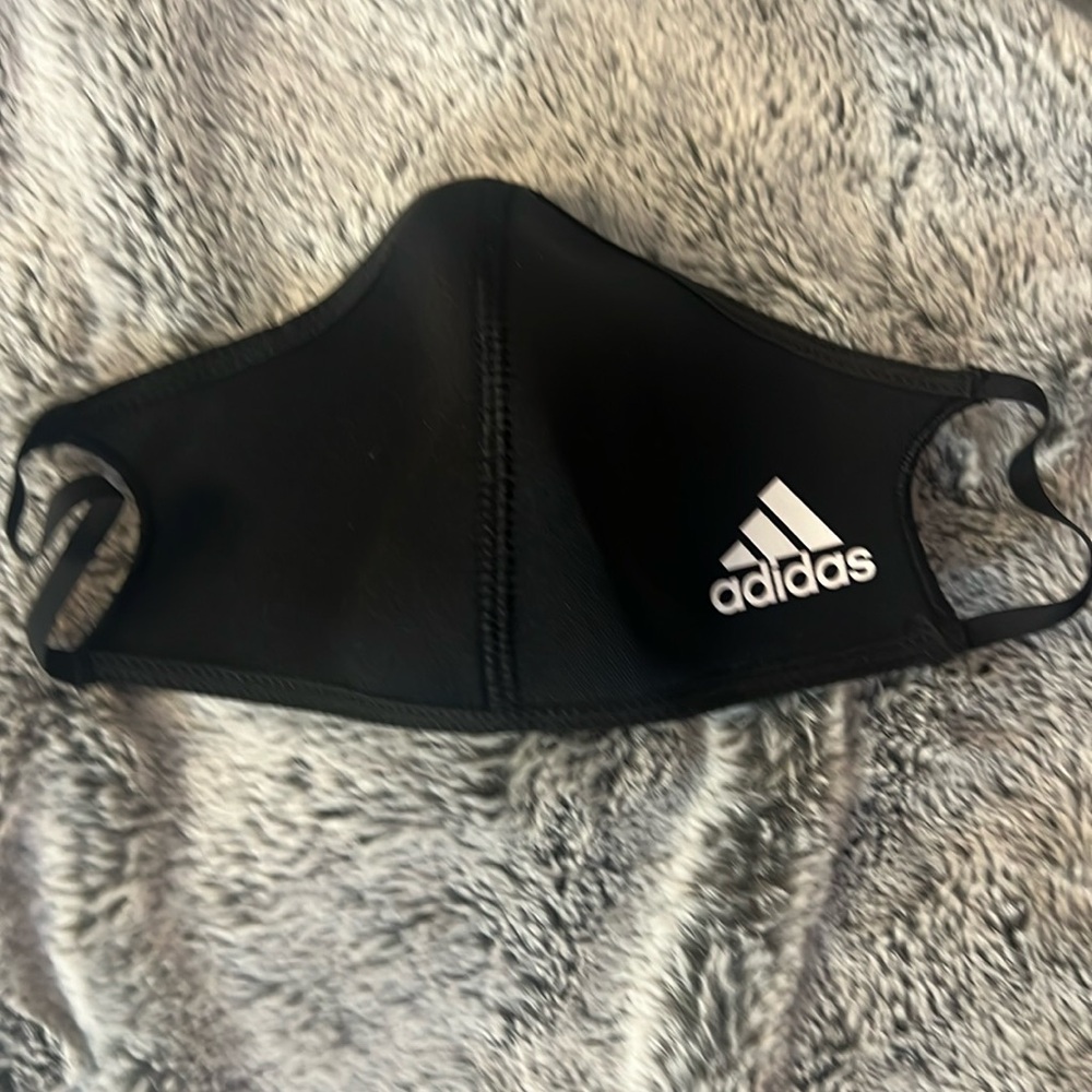 Adidas Standard 3-Pack Soft 2 Layer Machine Washable Face Masks Covers Small